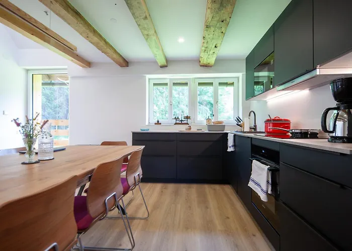 木屋 Exklusives Am Waldrand - Ideal Fuer Familien & Freunde 圣兰布雷希特